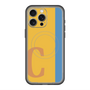スリムプロテクションプレミアムケース with MagSafe［ オリジナル - initial color line - C orange ］