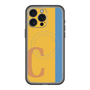 スリムプロテクションプレミアムケース with MagSafe［ オリジナル - initial color line - C orange ］