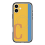 スリムプロテクションプレミアムケース with MagSafe［ オリジナル - initial color line - C orange ］