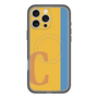 スリムプロテクションプレミアムケース with MagSafe［ オリジナル - initial color line - C orange ］