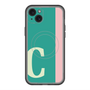 スリムプロテクションプレミアムケース with MagSafe［ オリジナル - initial color line - C green ］
