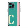 スリムプロテクションプレミアムケース with MagSafe［ オリジナル - initial color line - C green ］