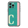スリムプロテクションプレミアムケース with MagSafe［ オリジナル - initial color line - C green ］