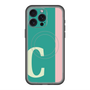 スリムプロテクションプレミアムケース with MagSafe［ オリジナル - initial color line - C green ］