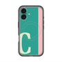 スリムプロテクションプレミアムケース with MagSafe［ オリジナル - initial color line - C green ］