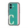 スリムプロテクションプレミアムケース with MagSafe［ オリジナル - initial color line - C green ］