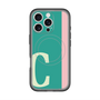 スリムプロテクションプレミアムケース with MagSafe［ オリジナル - initial color line - C green ］