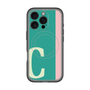 スリムプロテクションプレミアムケース with MagSafe［ オリジナル - initial color line - C green ］