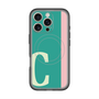 スリムプロテクションプレミアムケース with MagSafe［ オリジナル - initial color line - C green ］