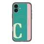 スリムプロテクションプレミアムケース with MagSafe［ オリジナル - initial color line - C green ］