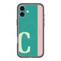 スリムプロテクションプレミアムケース with MagSafe［ オリジナル - initial color line - C green ］