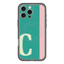 スリムプロテクションプレミアムケース with MagSafe［ オリジナル - initial color line - C green ］