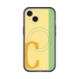 スリムプロテクションプレミアムケース with MagSafe［ オリジナル - initial color line - C yellow ］