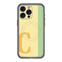 スリムプロテクションプレミアムケース with MagSafe［ オリジナル - initial color line - C yellow ］
