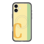 スリムプロテクションプレミアムケース with MagSafe［ オリジナル - initial color line - C yellow ］