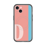 スリムプロテクションプレミアムケース with MagSafe［ オリジナル - initial color line - D pink ］