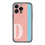 スリムプロテクションプレミアムケース with MagSafe［ オリジナル - initial color line - D pink ］