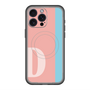 スリムプロテクションプレミアムケース with MagSafe［ オリジナル - initial color line - D pink ］