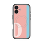 スリムプロテクションプレミアムケース with MagSafe［ オリジナル - initial color line - D pink ］
