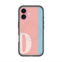 スリムプロテクションプレミアムケース with MagSafe［ オリジナル - initial color line - D pink ］