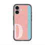 スリムプロテクションプレミアムケース with MagSafe［ オリジナル - initial color line - D pink ］