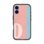スリムプロテクションプレミアムケース with MagSafe［ オリジナル - initial color line - D pink ］