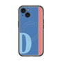 スリムプロテクションプレミアムケース with MagSafe［ オリジナル - initial color line - D blue ］