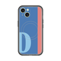 スリムプロテクションプレミアムケース with MagSafe［ オリジナル - initial color line - D blue ］