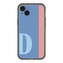 スリムプロテクションプレミアムケース with MagSafe［ オリジナル - initial color line - D blue ］