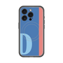 スリムプロテクションプレミアムケース with MagSafe［ オリジナル - initial color line - D blue ］