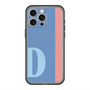 スリムプロテクションプレミアムケース with MagSafe［ オリジナル - initial color line - D blue ］