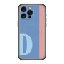 スリムプロテクションプレミアムケース with MagSafe［ オリジナル - initial color line - D blue ］