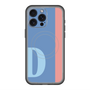 スリムプロテクションプレミアムケース with MagSafe［ オリジナル - initial color line - D blue ］