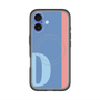スリムプロテクションプレミアムケース with MagSafe［ オリジナル - initial color line - D blue ］