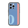 スリムプロテクションプレミアムケース with MagSafe［ オリジナル - initial color line - D blue ］