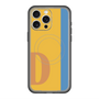 スリムプロテクションプレミアムケース with MagSafe［ オリジナル - initial color line - D orange ］
