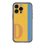スリムプロテクションプレミアムケース with MagSafe［ オリジナル - initial color line - D orange ］