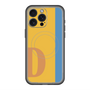 スリムプロテクションプレミアムケース with MagSafe［ オリジナル - initial color line - D orange ］