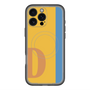 スリムプロテクションプレミアムケース with MagSafe［ オリジナル - initial color line - D orange ］