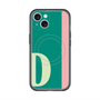 スリムプロテクションプレミアムケース with MagSafe［ オリジナル - initial color line - D green ］