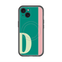 スリムプロテクションプレミアムケース with MagSafe［ オリジナル - initial color line - D green ］