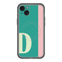 スリムプロテクションプレミアムケース with MagSafe［ オリジナル - initial color line - D green ］