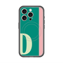 スリムプロテクションプレミアムケース with MagSafe［ オリジナル - initial color line - D green ］
