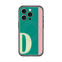 スリムプロテクションプレミアムケース with MagSafe［ オリジナル - initial color line - D green ］