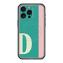スリムプロテクションプレミアムケース with MagSafe［ オリジナル - initial color line - D green ］
