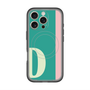 スリムプロテクションプレミアムケース with MagSafe［ オリジナル - initial color line - D green ］