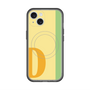 スリムプロテクションプレミアムケース with MagSafe［ オリジナル - initial color line - D yellow ］