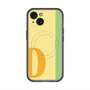 スリムプロテクションプレミアムケース with MagSafe［ オリジナル - initial color line - D yellow ］
