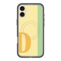 スリムプロテクションプレミアムケース with MagSafe［ オリジナル - initial color line - D yellow ］