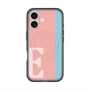 スリムプロテクションプレミアムケース with MagSafe［ オリジナル - initial color line - E pink ］